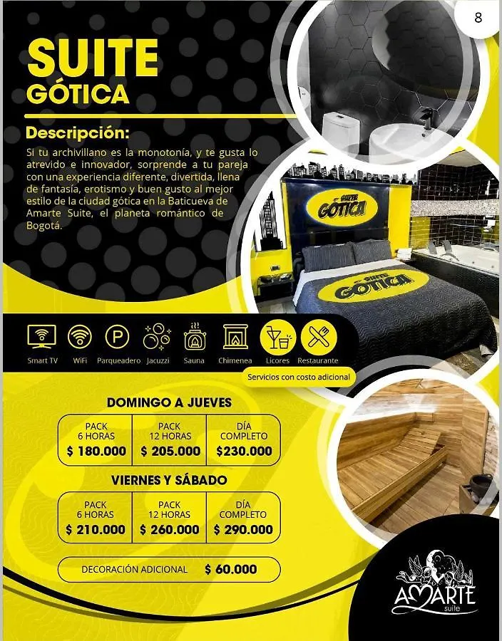 Love hotel Hotel Amarte Suite Bogota