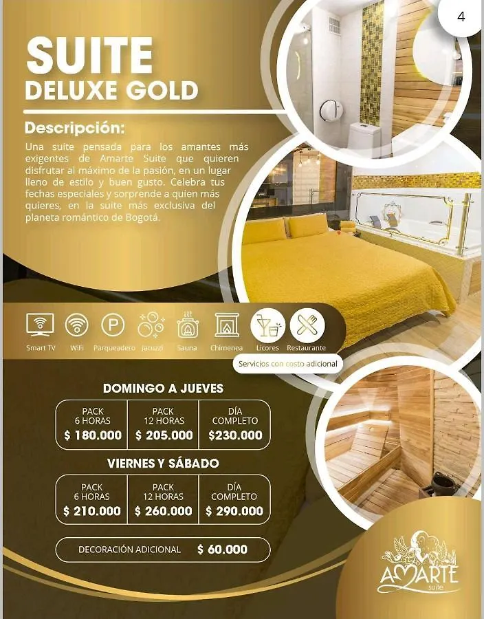 Hotel Amarte Suite Bogota Love hotel